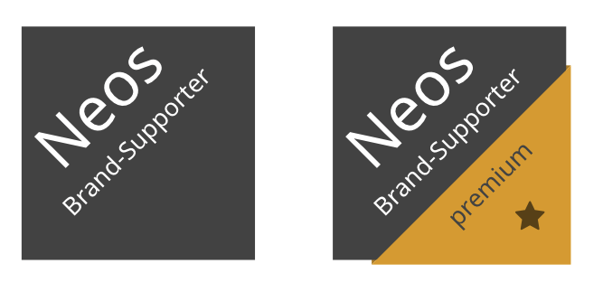 Neos Brand-Supporter Badges
