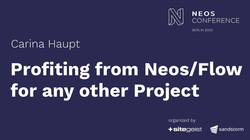 Profiting from Neos / Flow for any other Project