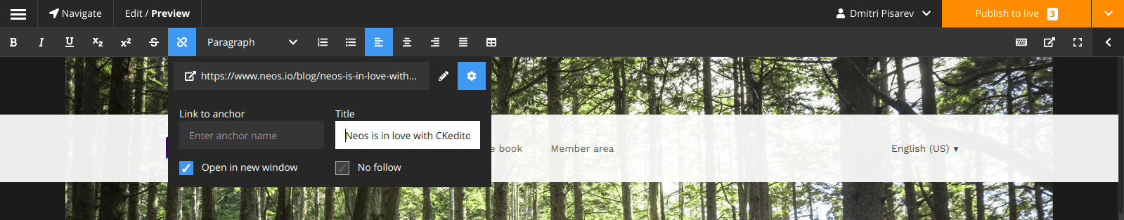 Neos is in Love with CKEditor 5