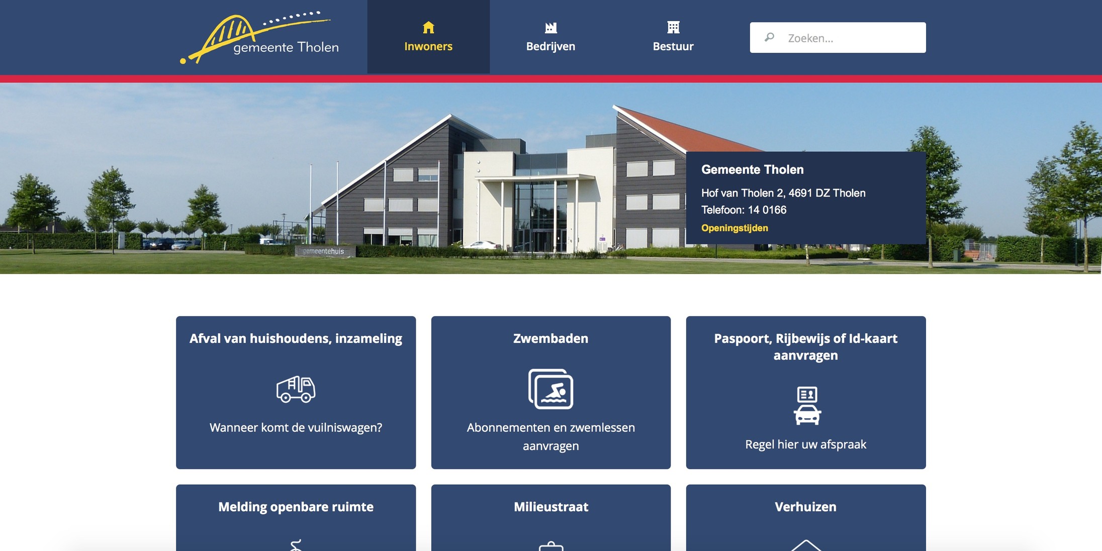 tholen.nl website image