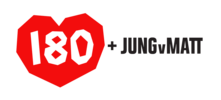 180Heartbeats + Jung von Matt Logo