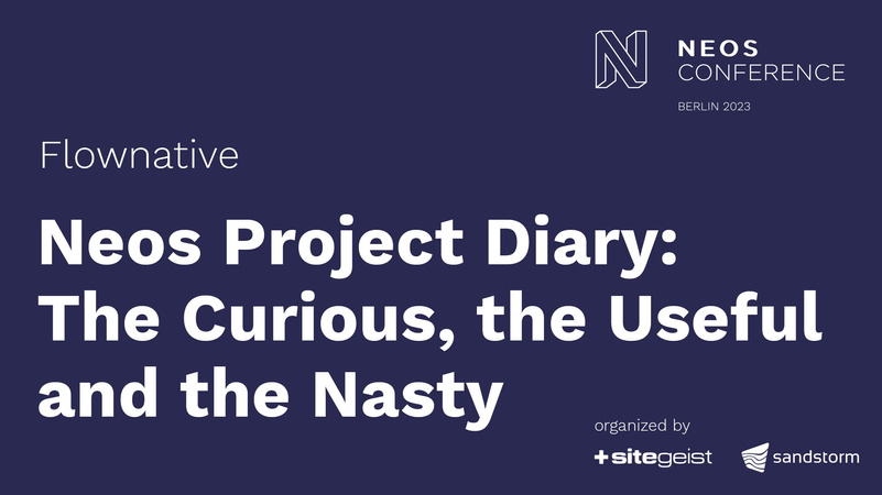 Neos Project Diary: The Curious, the Useful and the Nasty