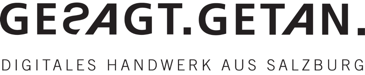 Logo gesagt.getan.