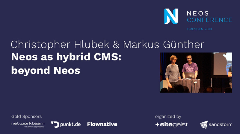 Neos as hybrid CMS / beyond Neos