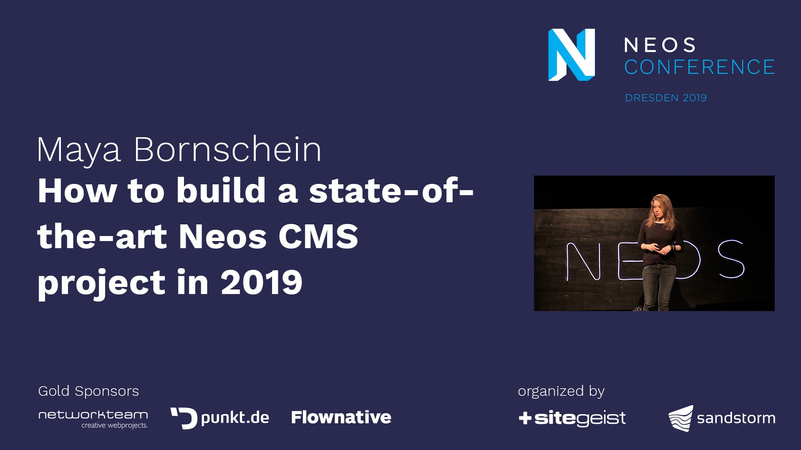 How to build a state-of-the-art Neos project in 2019