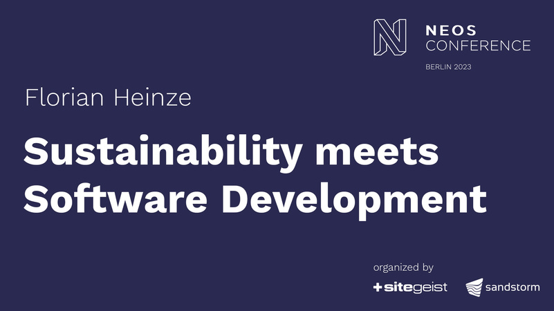 Sustainability meets Software Development
