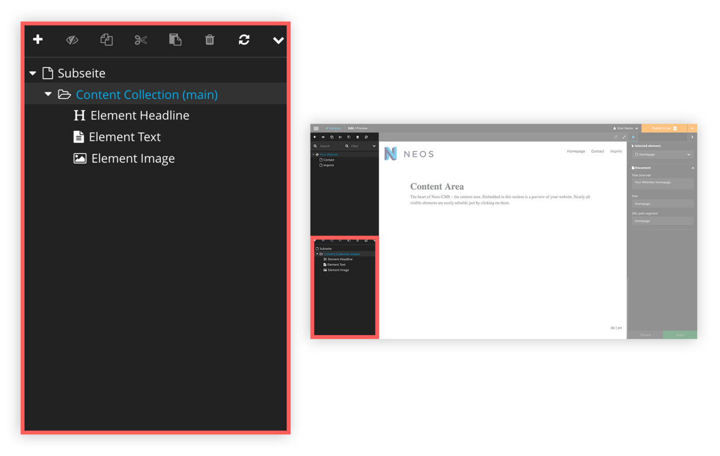 The Administration Interface - Editor Documentation - Docs - Neos.io