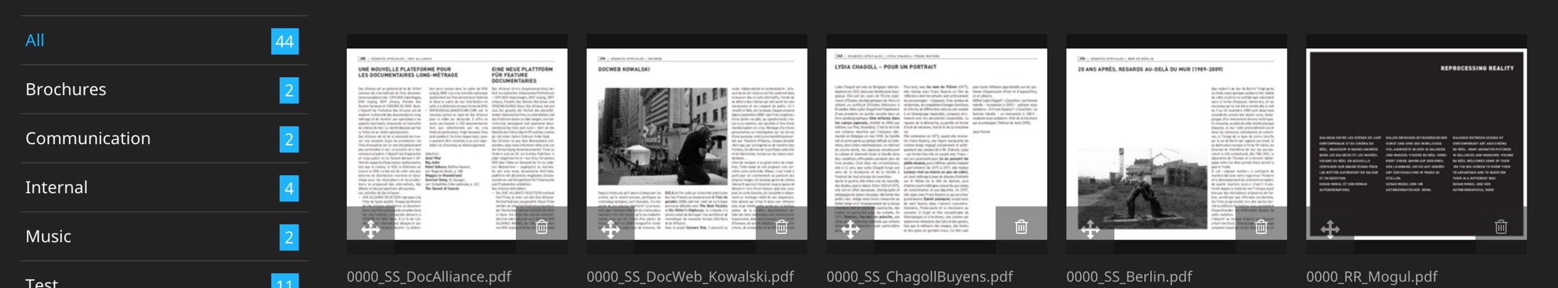 PDF thumbnails