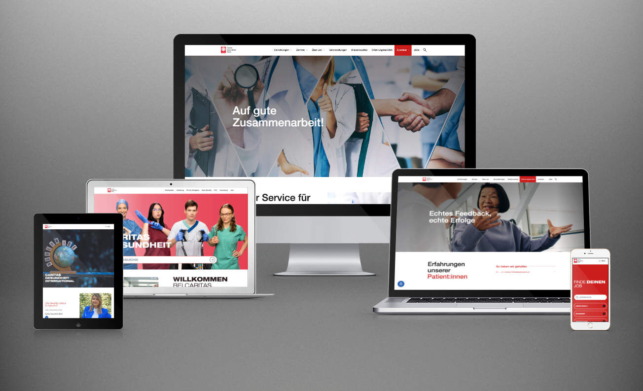 Caritas Gesundheit Berlin – Karriere Website