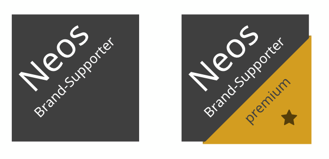 Neos Brand-Supporter Badges